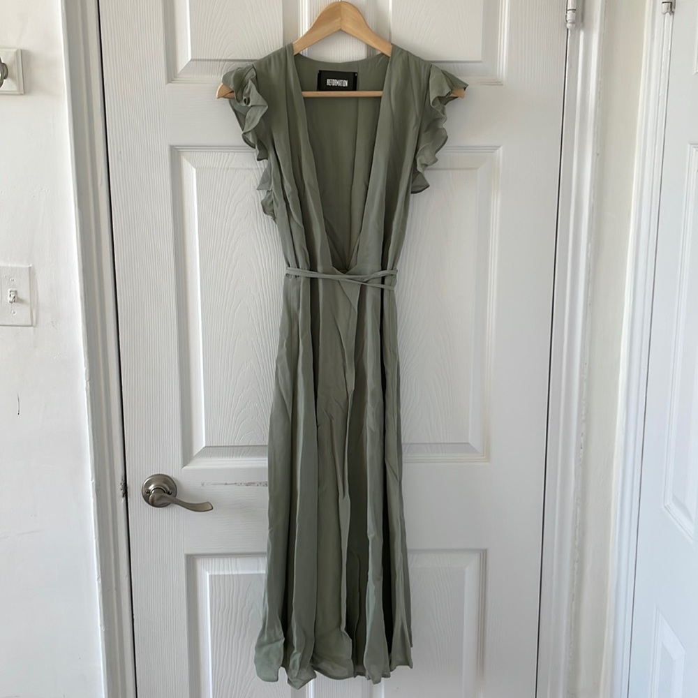 Reformation Plunge Dress